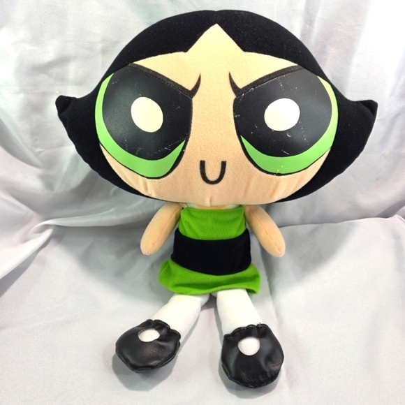 Powerpuff Girls Buttercup Big Head Plush Stuffed Doll Toy Connection 19 Inch 99
